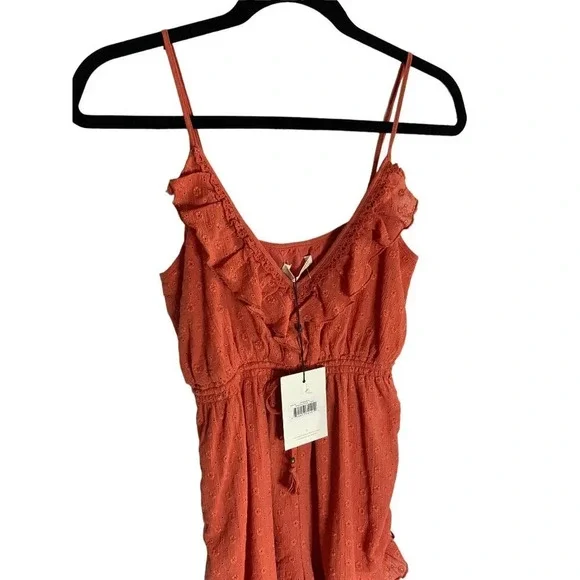 NWT Spell & the Gypsy Collective Copper Daisy Chain Romper-sz XS